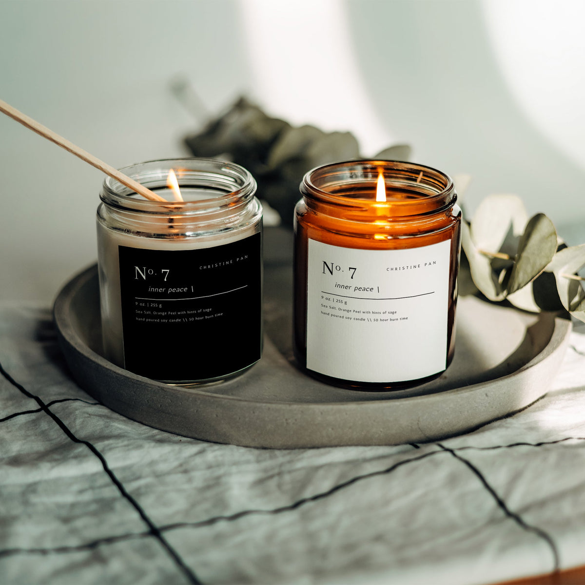 Inner peace candle