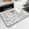 Super absorbent coffee mat