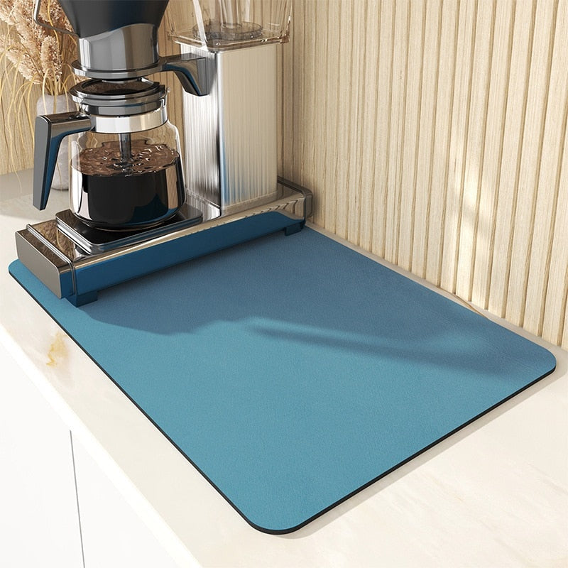 Super absorbent coffee mat