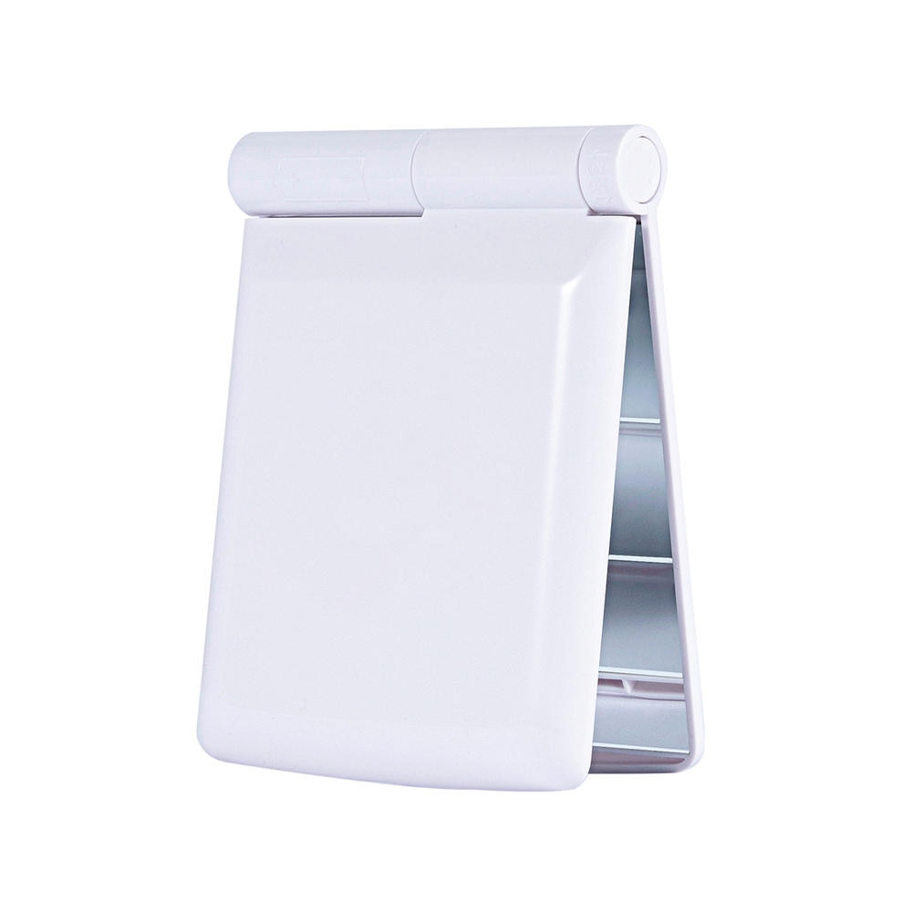 Mini Portable Lights LED Makeup Mirror Hand Hold Foldable LEDs Pocket Makeup Mirror Light Beauty Mirrors Cosmetic Tool