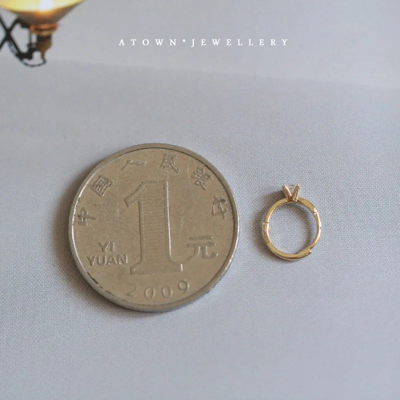 925 Sterling Silver 14K Gold Plated Small Green Zircon Hoop Earrings