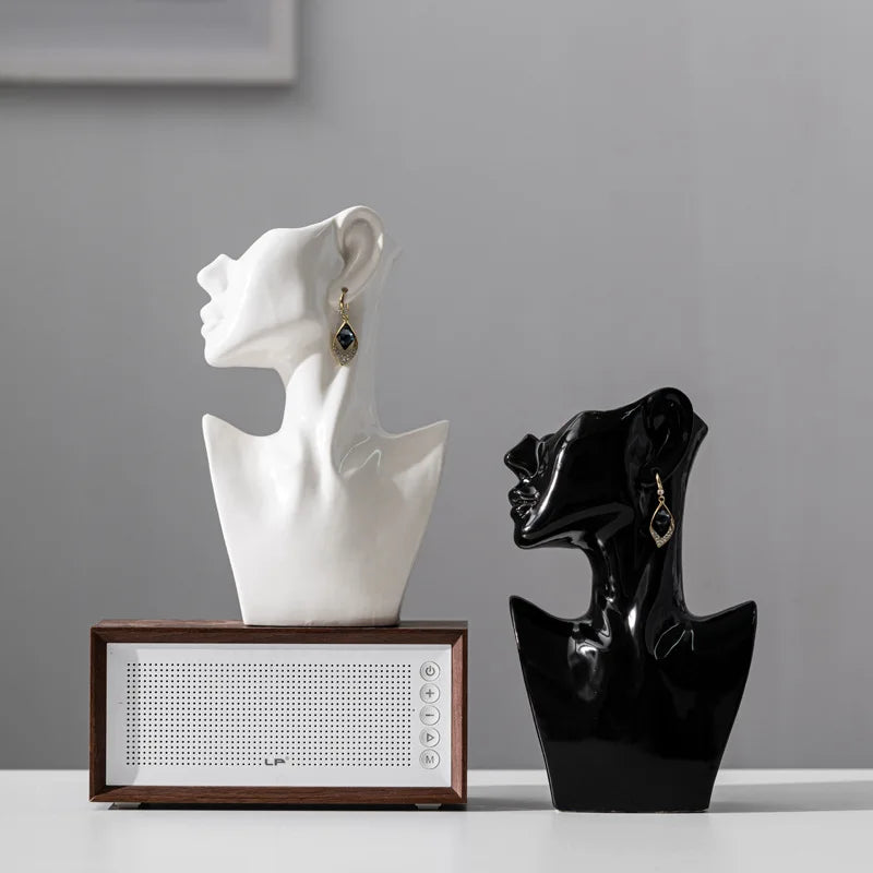 Modern Abstract Side Face Vase