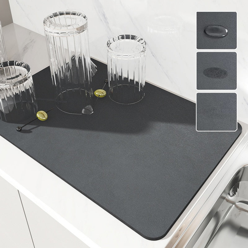 Super absorbent coffee mat