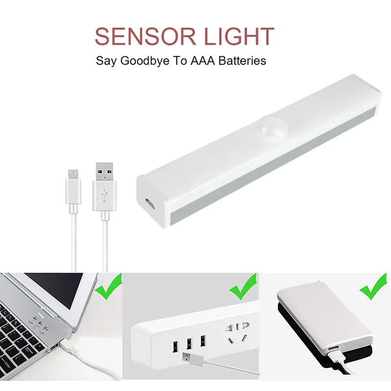 Wireless LED Night Light Motion Sensor Light