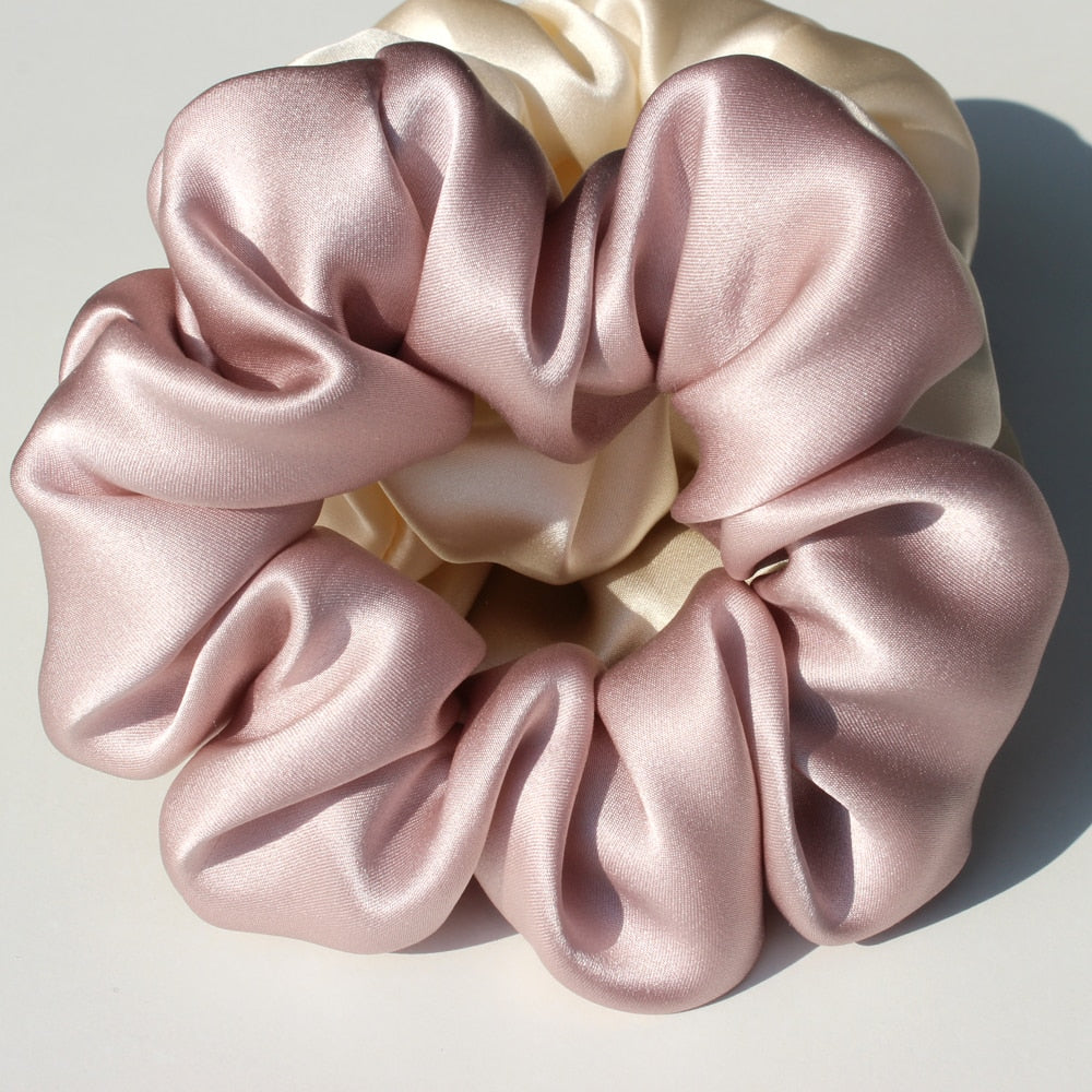 100% Pure Mulberry Silk Large Scrunchie