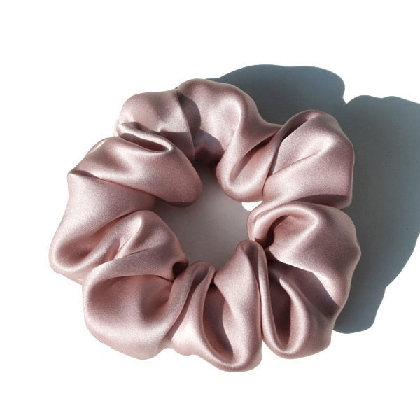100% Pure Mulberry Silk Large Scrunchie