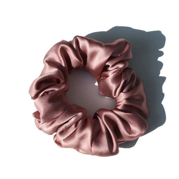 100% Pure Mulberry Silk Large Scrunchie