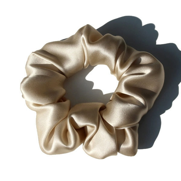 100% Pure Mulberry Silk Large Scrunchie