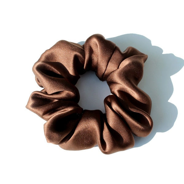 100% Pure Mulberry Silk Large Scrunchie