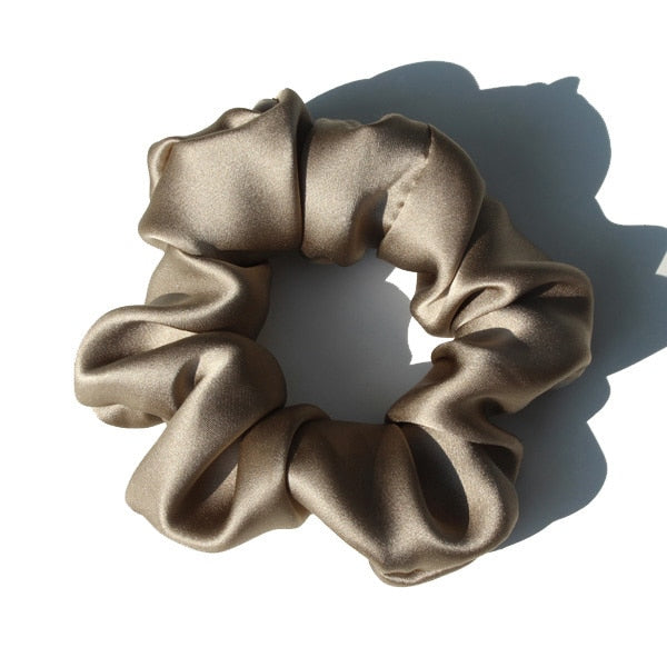 100% Pure Mulberry Silk Large Scrunchie