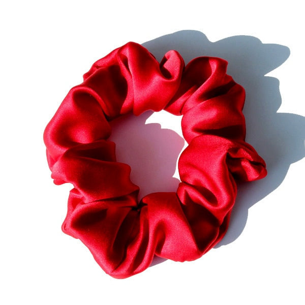 100% Pure Mulberry Silk Large Scrunchie