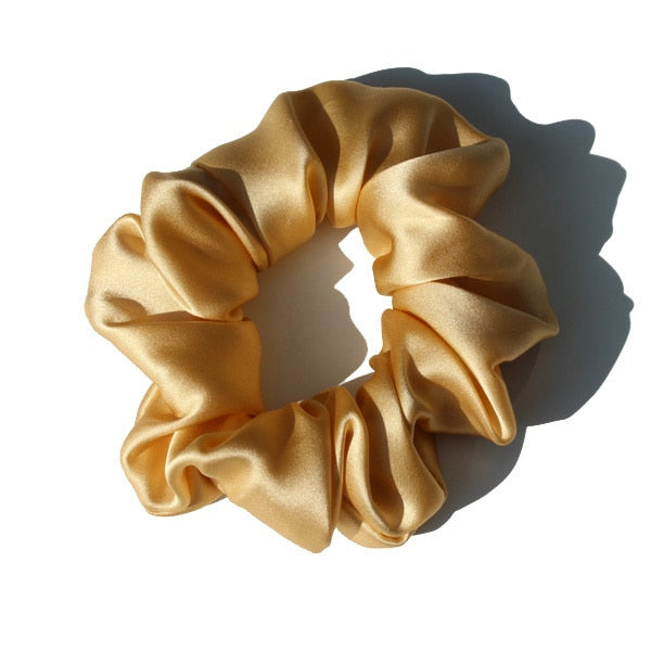 100% Pure Mulberry Silk Large Scrunchie