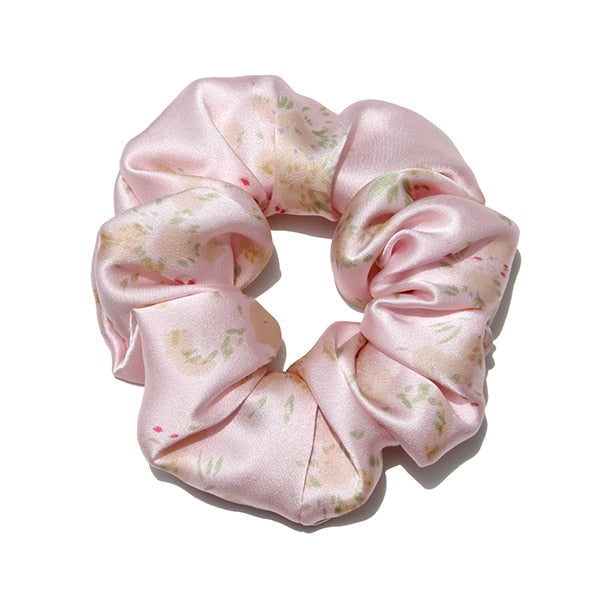 100% Pure Mulberry Silk Large Scrunchie