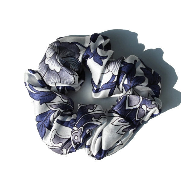 100% Pure Mulberry Silk Large Scrunchie