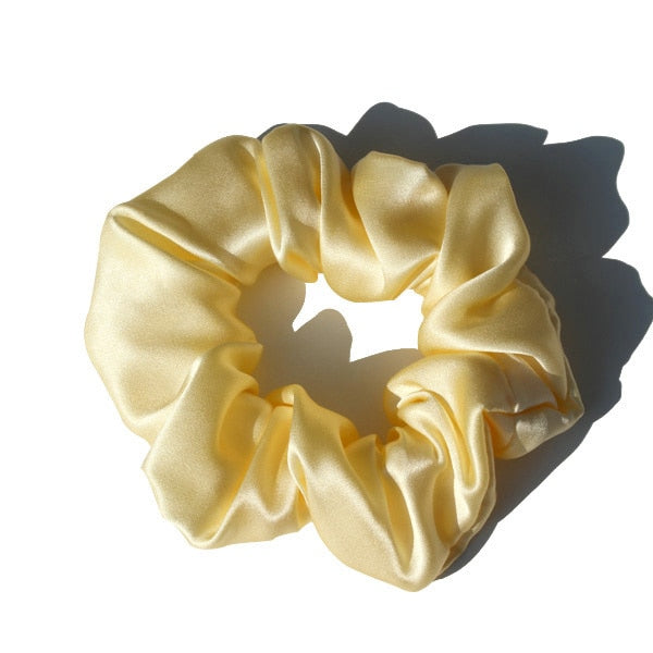 100% Pure Mulberry Silk Large Scrunchie