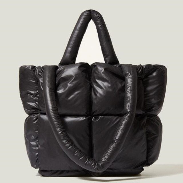 Square Puffer Bag Tote Bag