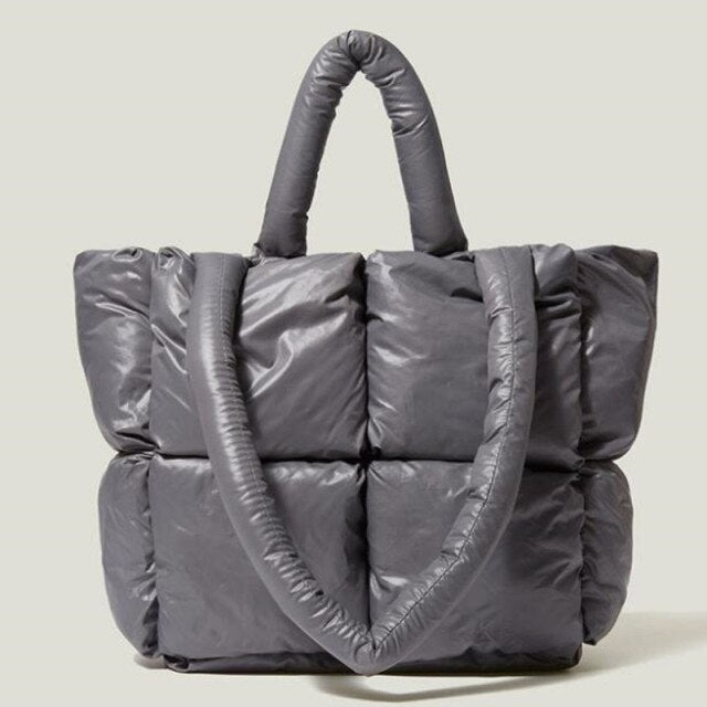 Square Puffer Bag Tote Bag