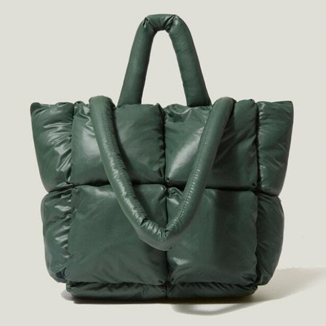 Square Puffer Bag Tote Bag