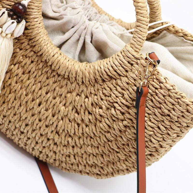 Amalfi Straw Bag