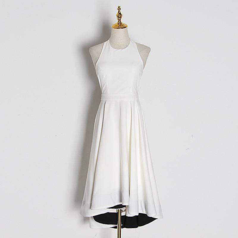 Audrey halter dress