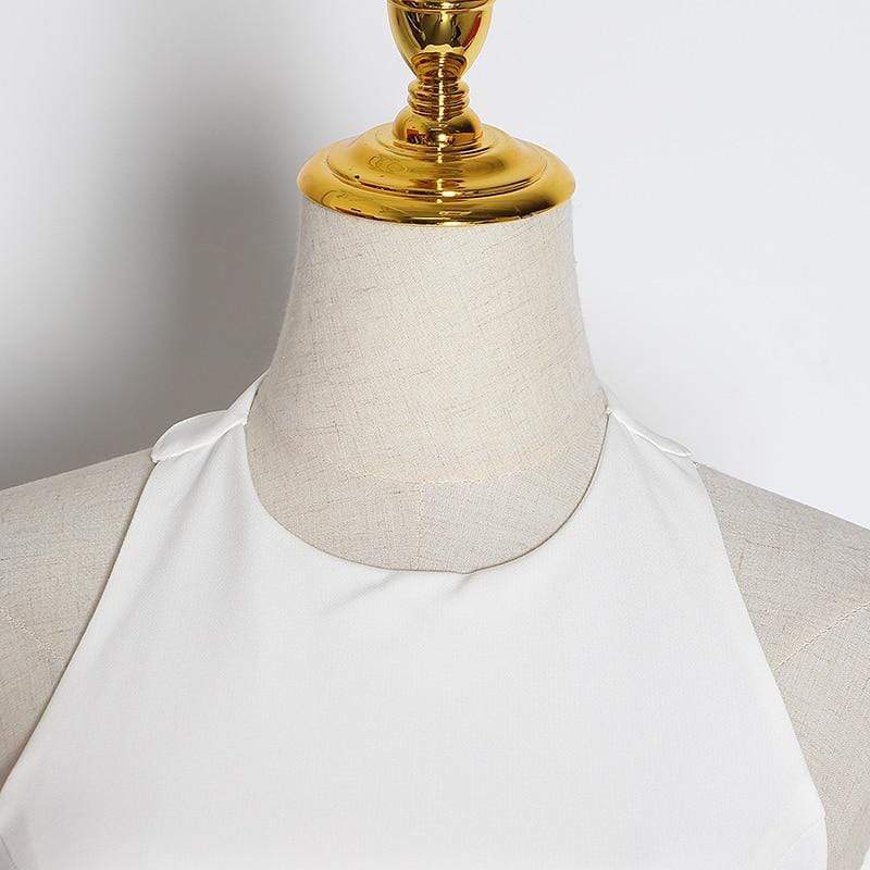 Audrey halter dress