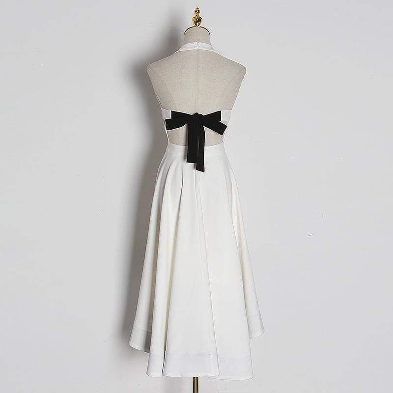 Audrey halter dress