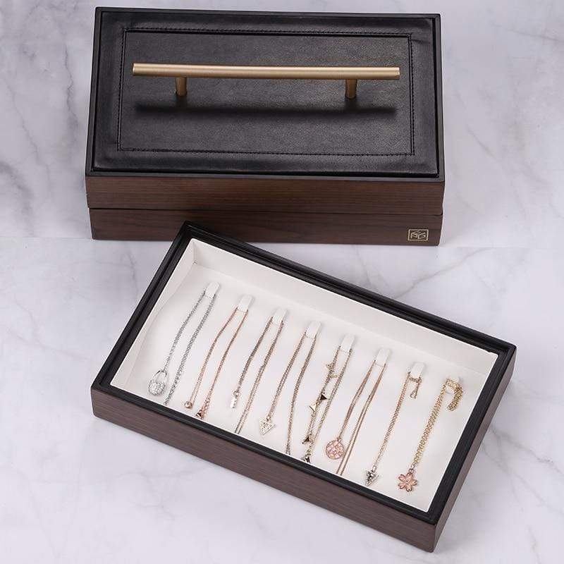 Deluxe 3 Tier Wooden Jewellery Box
