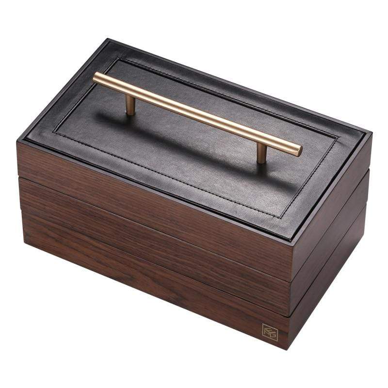 Deluxe 3 Tier Wooden Jewellery Box