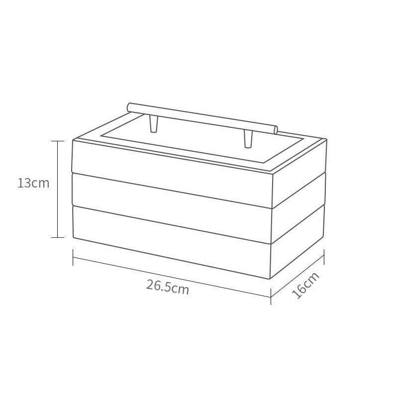 Deluxe 3 Tier Wooden Jewellery Box