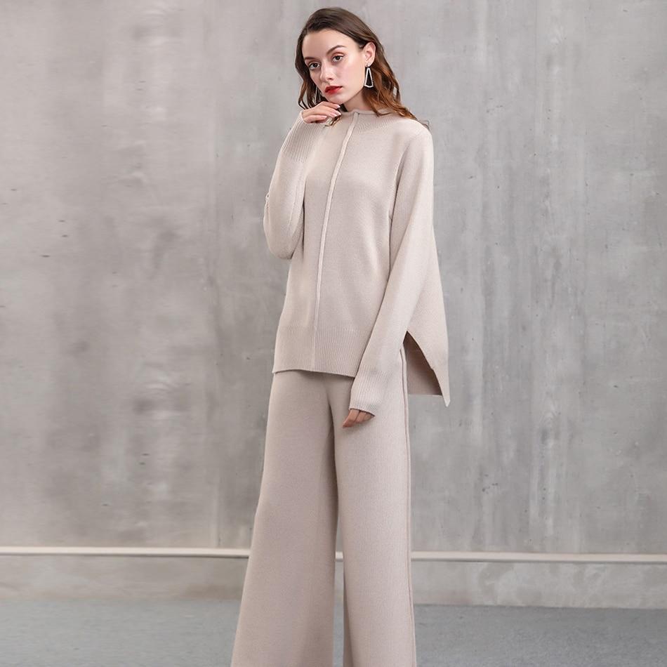 Comfy Two Piece Set Sweater Tracksuit