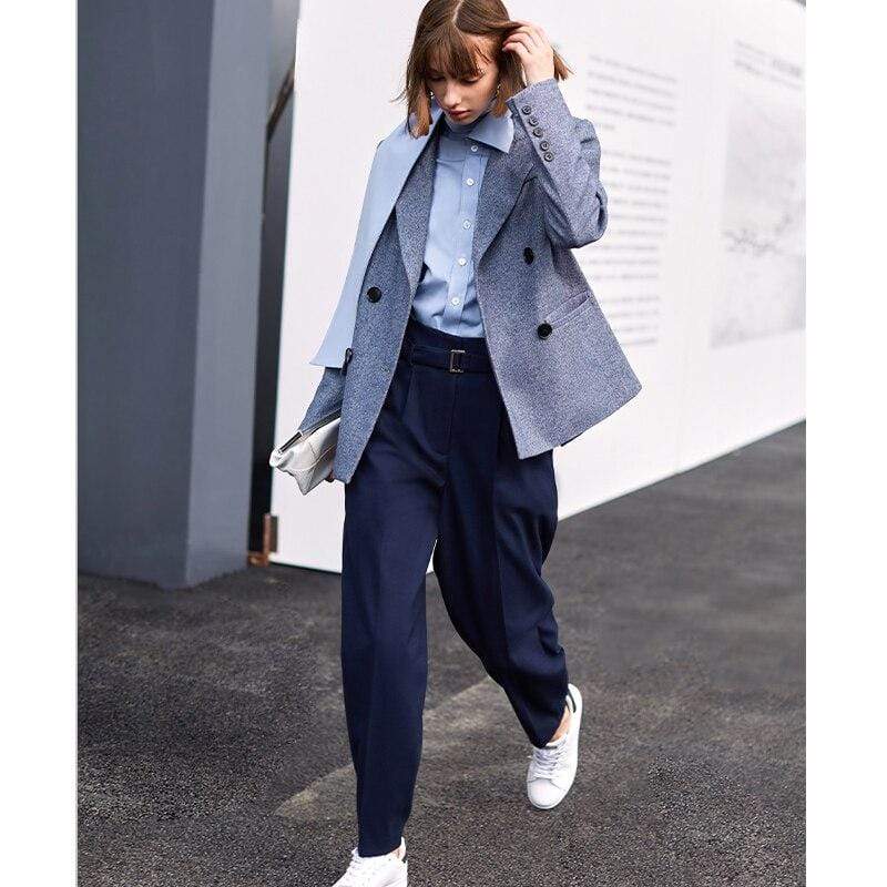 Diane Wool Tailored Blazer