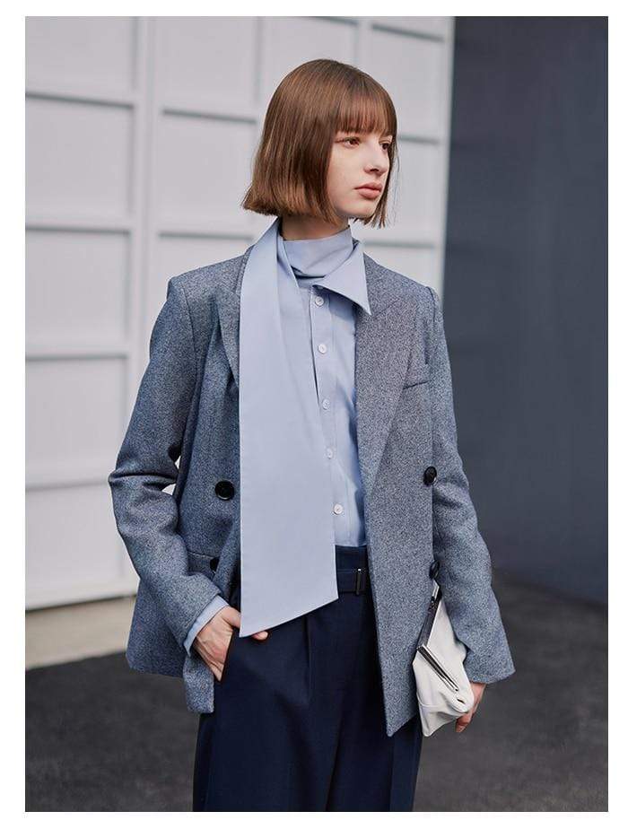 Diane Wool Tailored Blazer