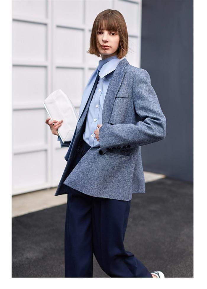 Diane Wool Tailored Blazer