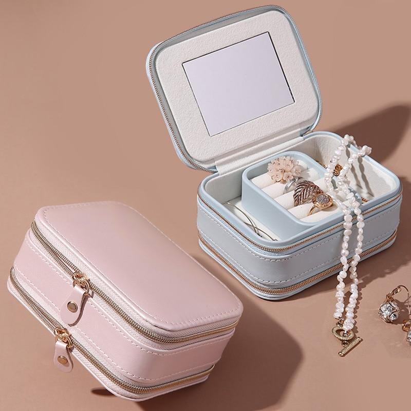 Double End Opening Travel Jewellery Box