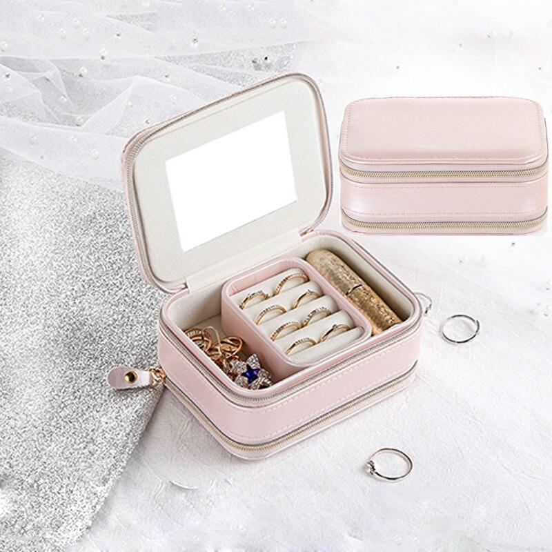 Double End Opening Travel Jewellery Box