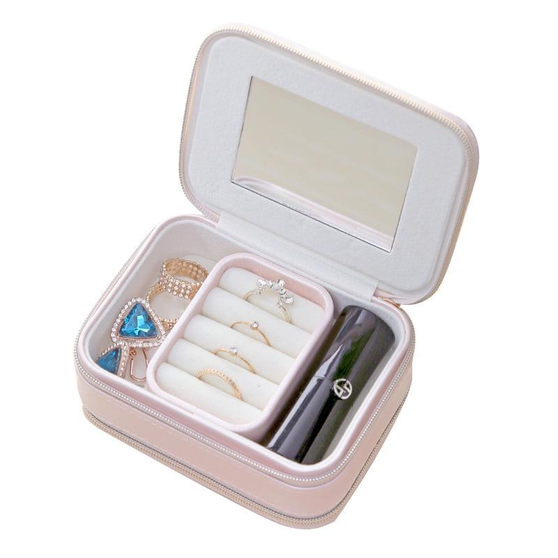 Double End Opening Travel Jewellery Box