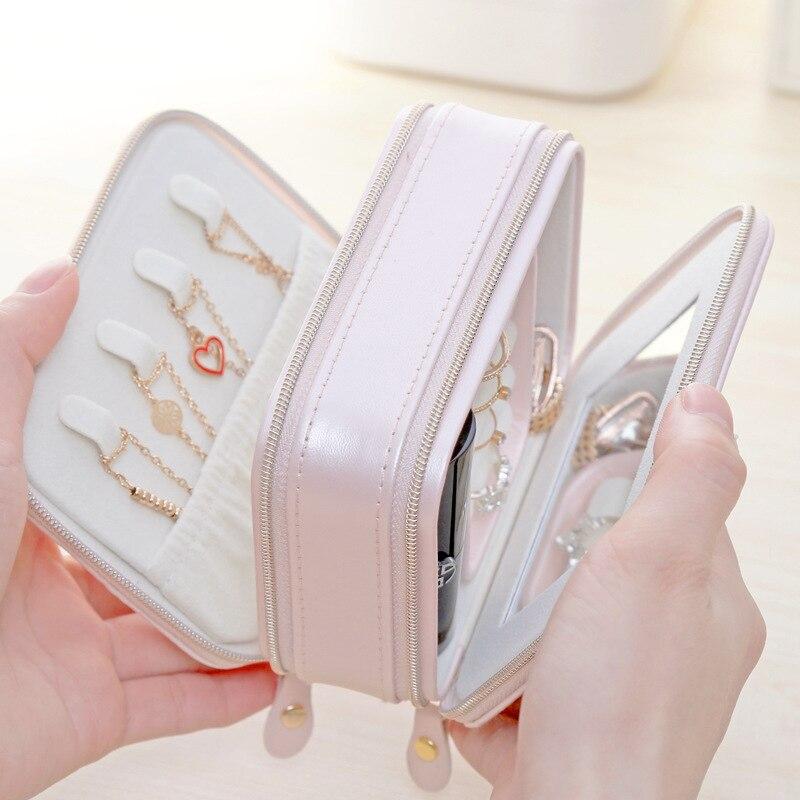 Double End Opening Travel Jewellery Box