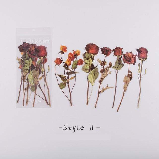 Dried Flowers Stickers
