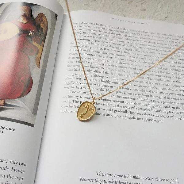 Face Pendant 925 Sterling Silver Necklace