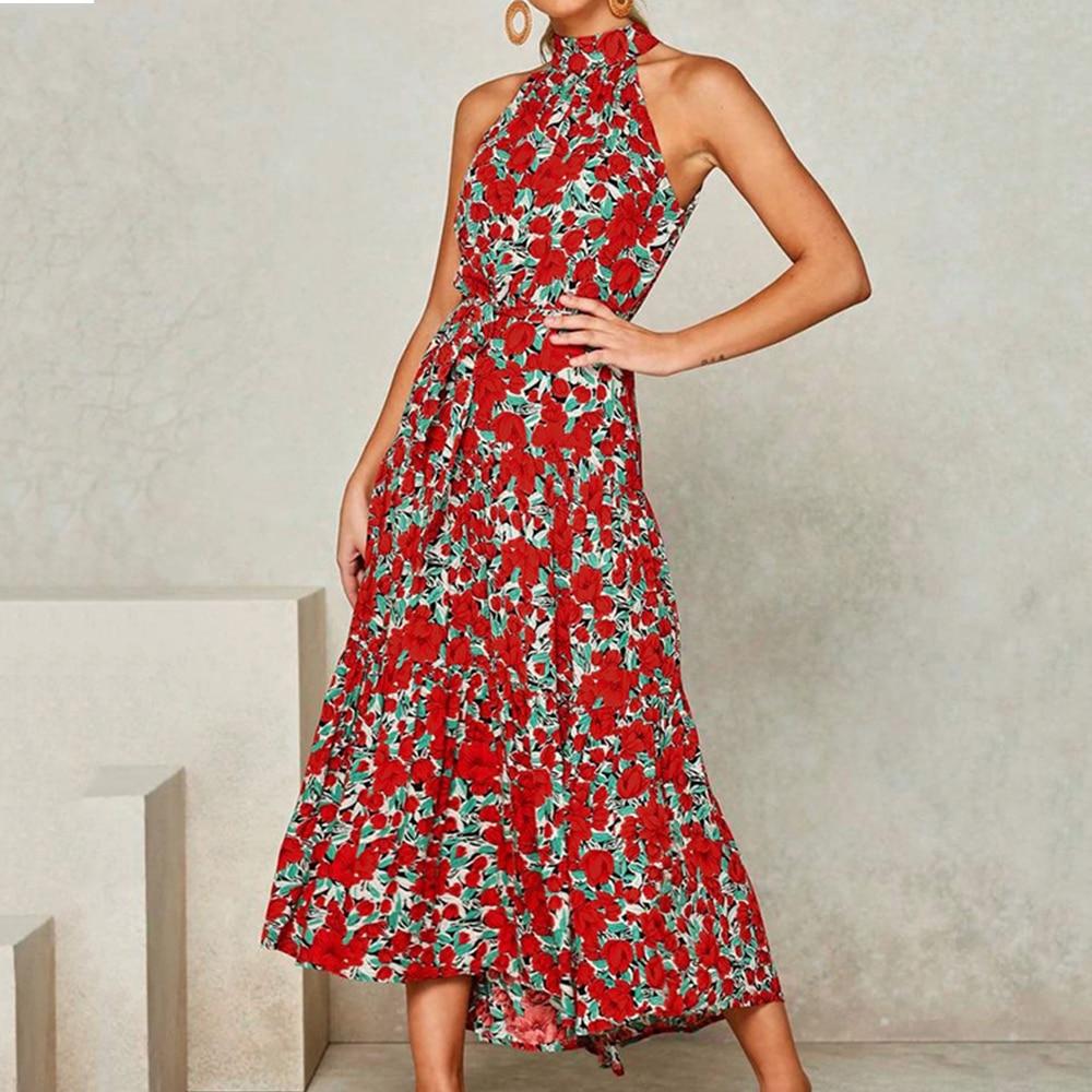 Fiesta Halter Neck Dress