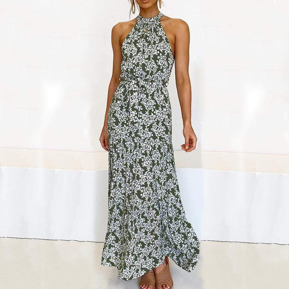 Fiesta Halter Neck Dress
