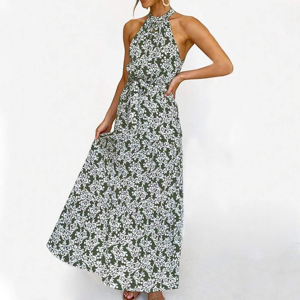 Fiesta Halter Neck Dress