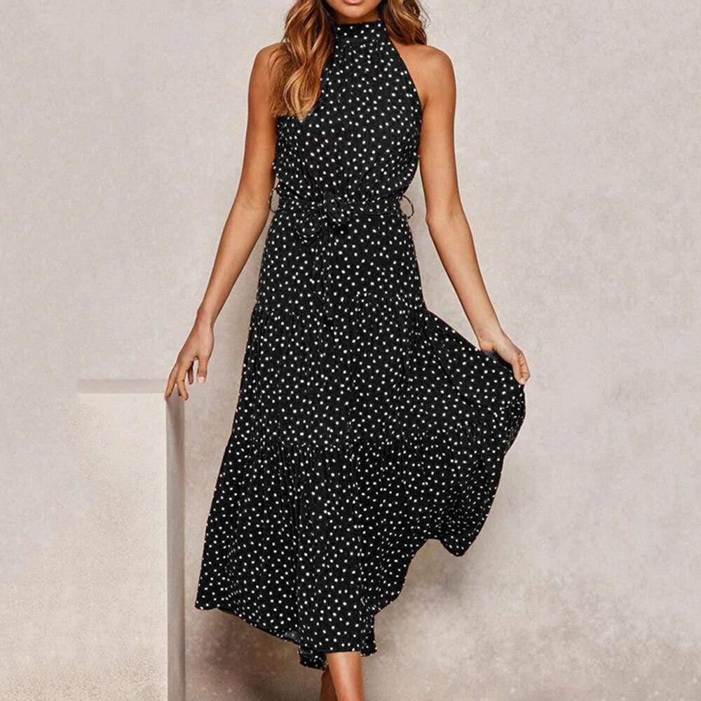Fiesta Halter Neck Dress