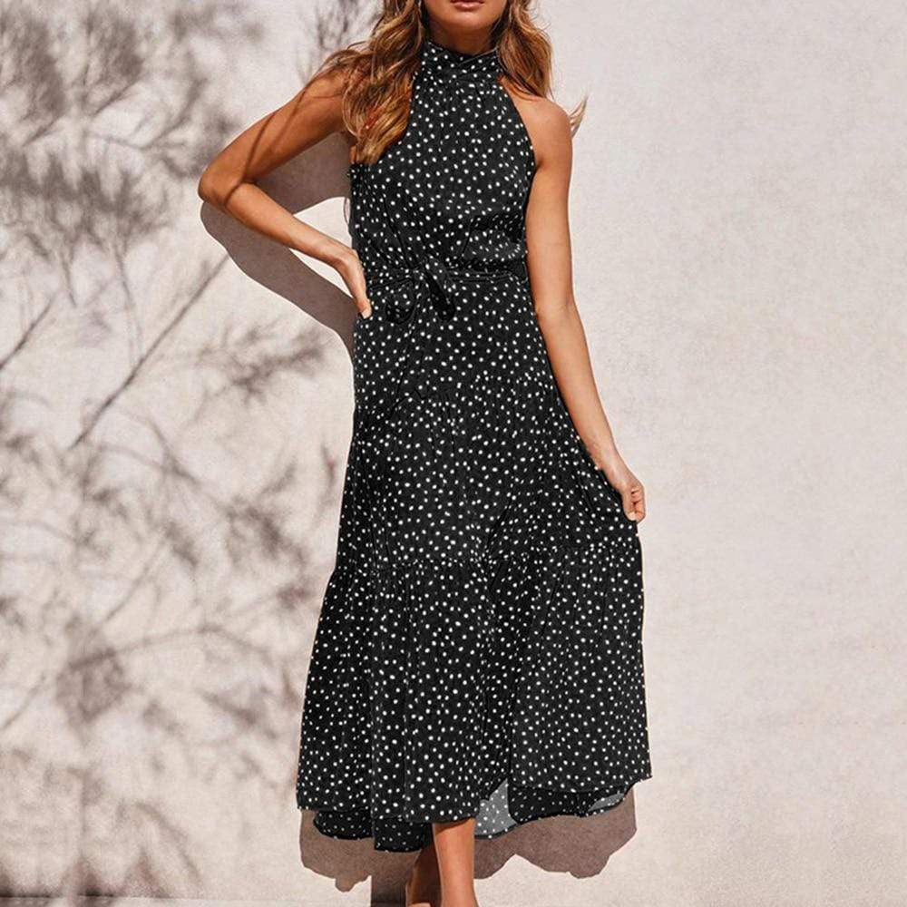 Fiesta Halter Neck Dress
