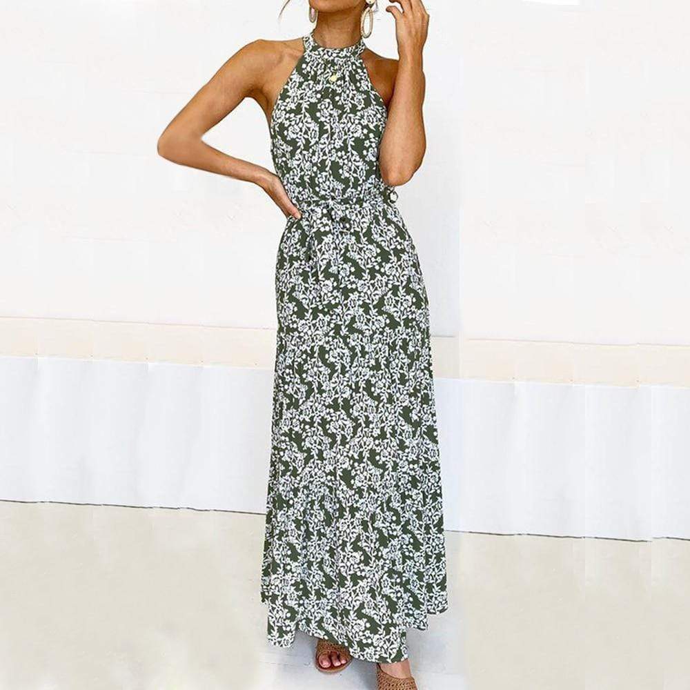 Fiesta Halter Neck Dress