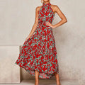 Fiesta Halter Neck Dress