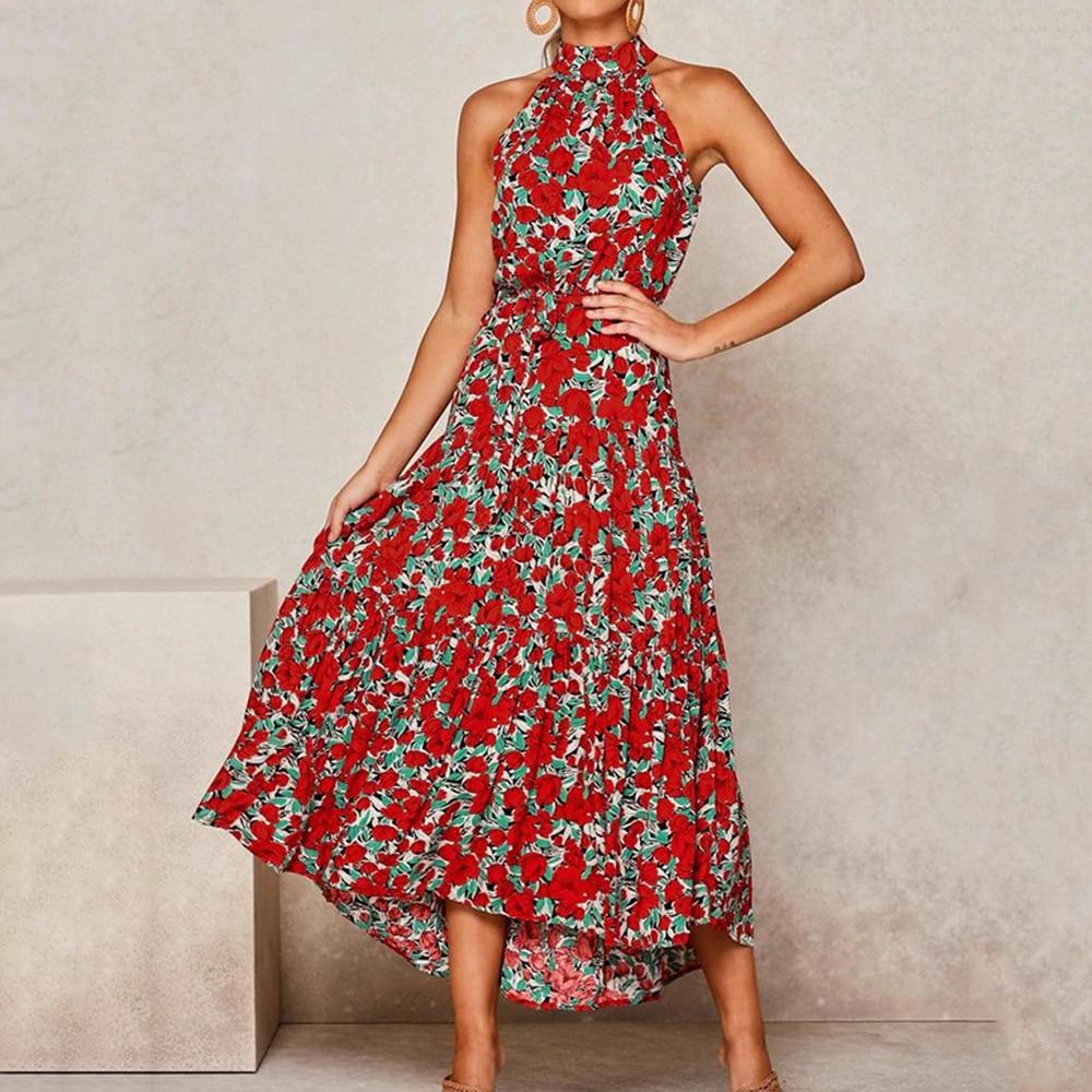 Fiesta Halter Neck Dress