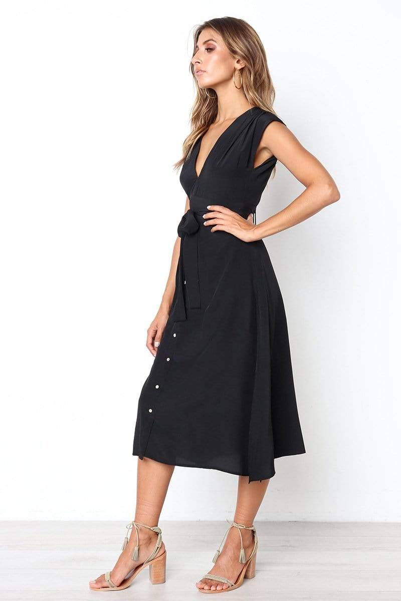 GEM V neck dress