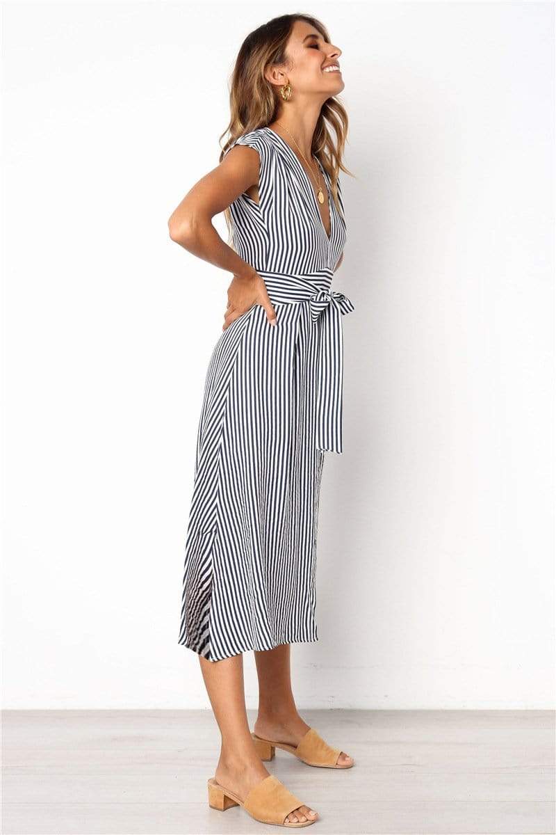 GEM V neck dress