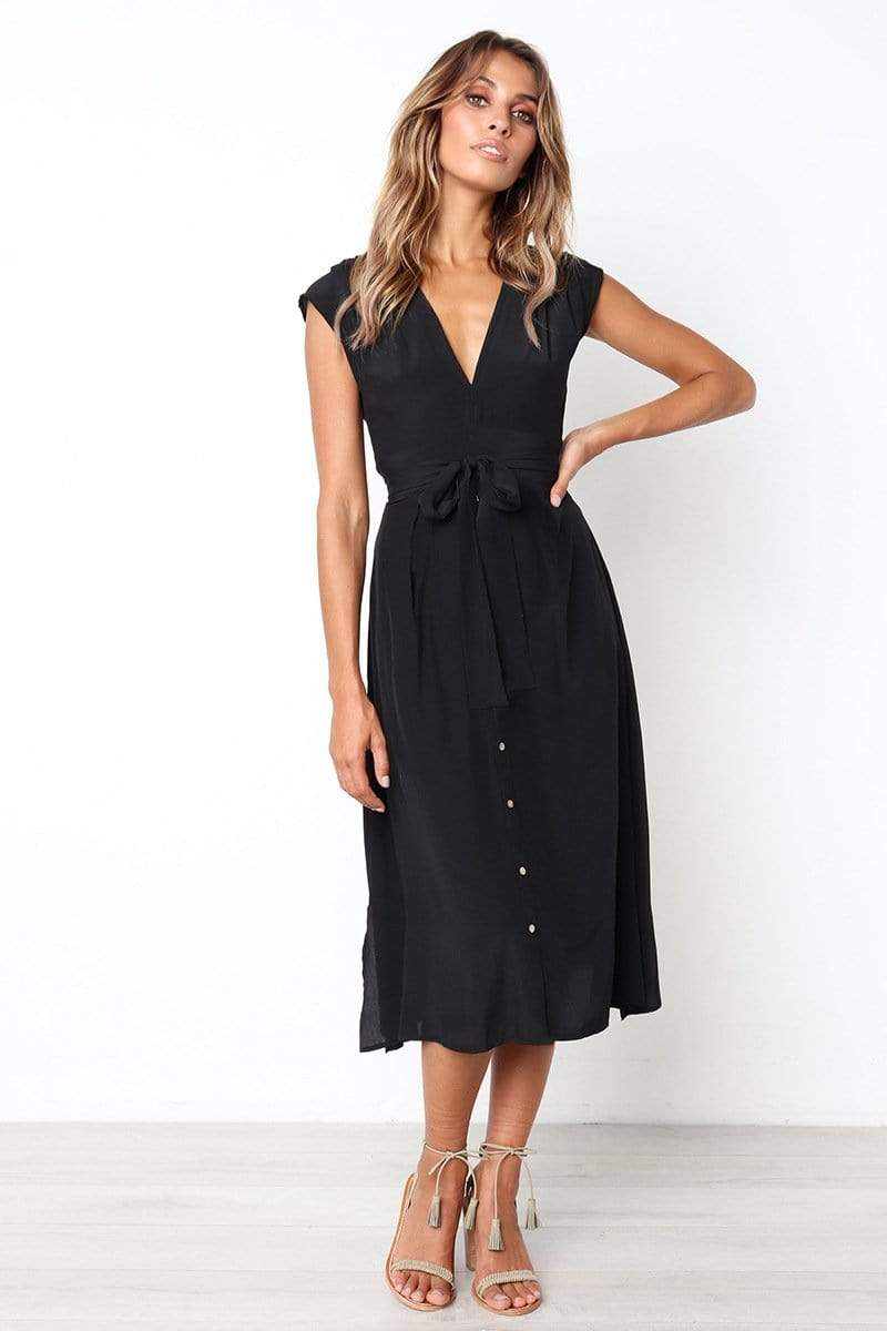 GEM V neck dress